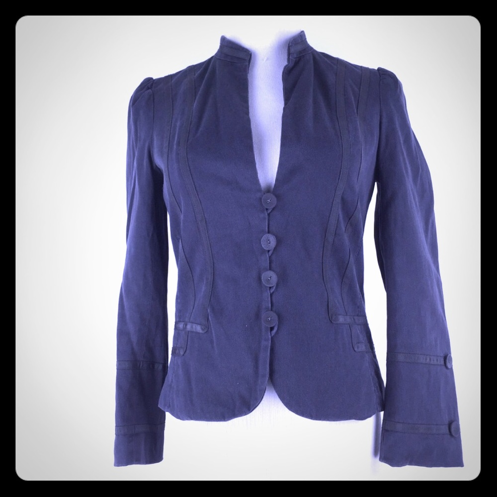 Marc Jacobs 4 military style navy/grey jacket